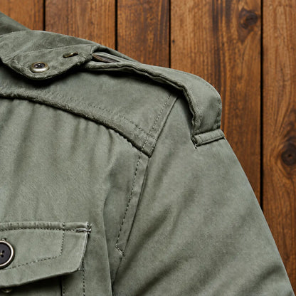 Vintage Casual Utility Jacket