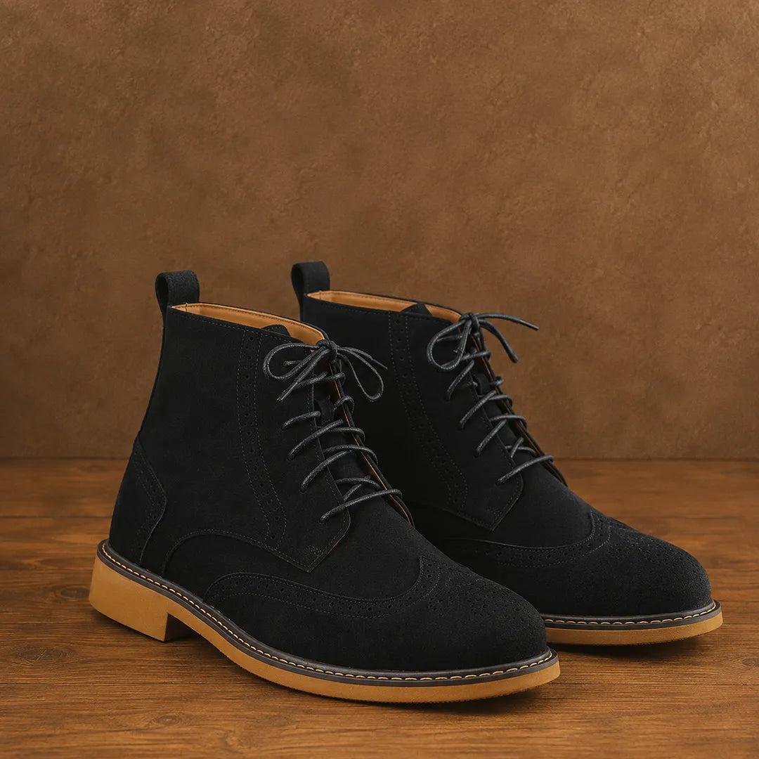 Wingtip Lace Boots