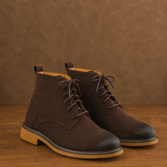 Wingtip Lace Boots