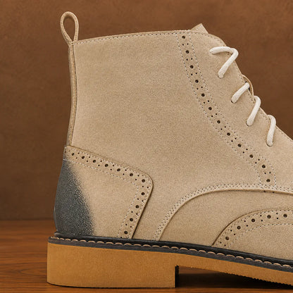 Wingtip Lace Boots