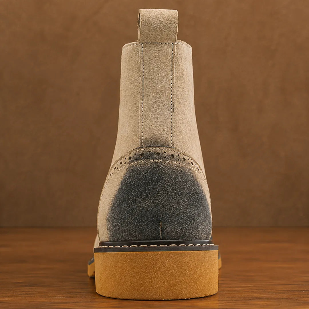Wingtip Lace Boots